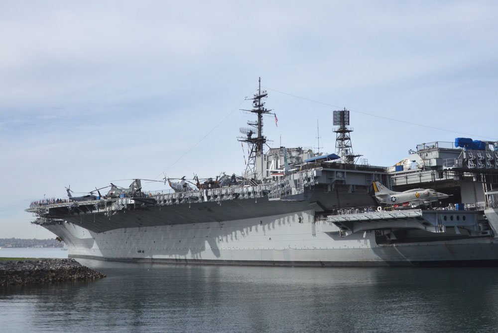 Авианосец-музей USS Midway в Сан-Диего