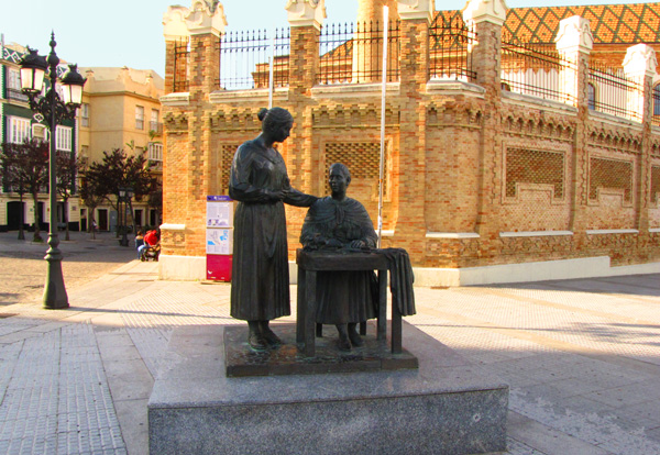 Памятник в Кадисе, Испания