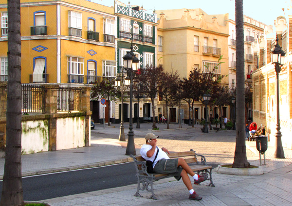 Турист в Кадисе, Испания