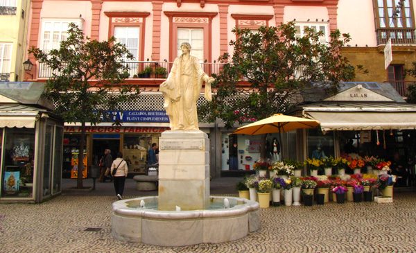 Памятник в Кадисе, Испания