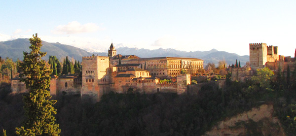 Вид а Альгамбру, Испания