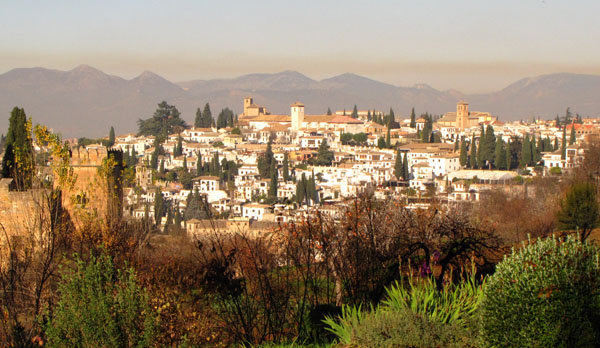 Вид на Гранаду, Испания