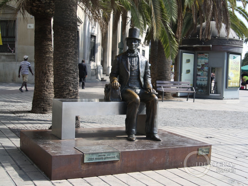 Памятник Г.Х.Андерсену в Малаге, Испания