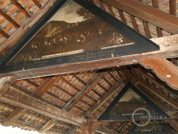 Древние рисунки под крышей моста Капельбрюкке, Люцерн