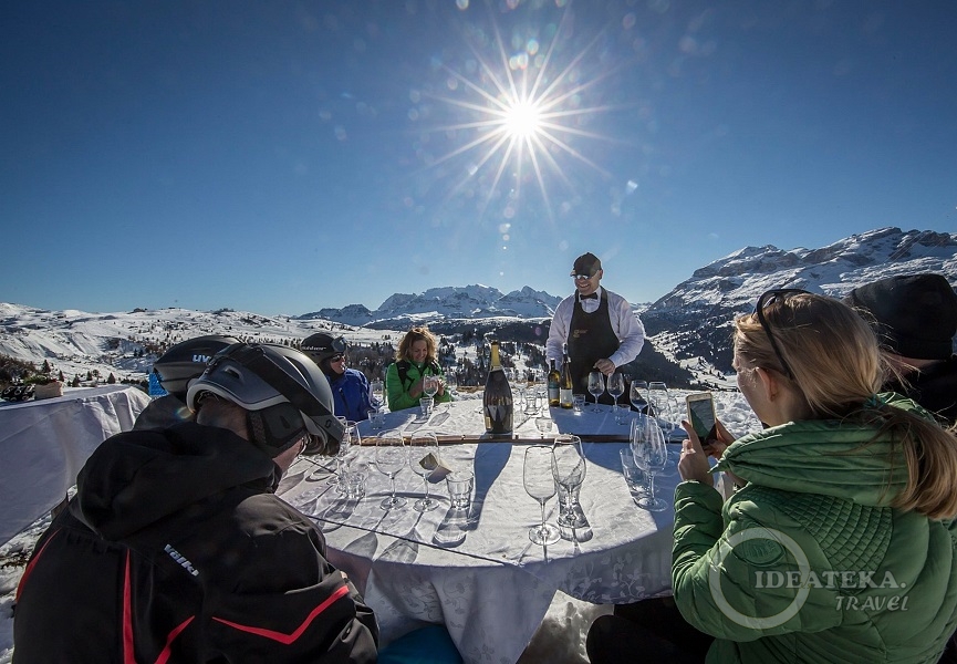 Sommeliers on the slopes