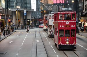 Уникальные гонконские трамваи