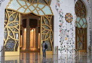 Один из залов мечети шейха Зайеда в Абу-Даби