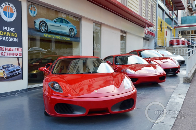 Магазин Ferrari в Монте-Карло