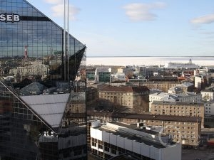 Вид из окна отеля Swissôtel Tallinn, Эстония