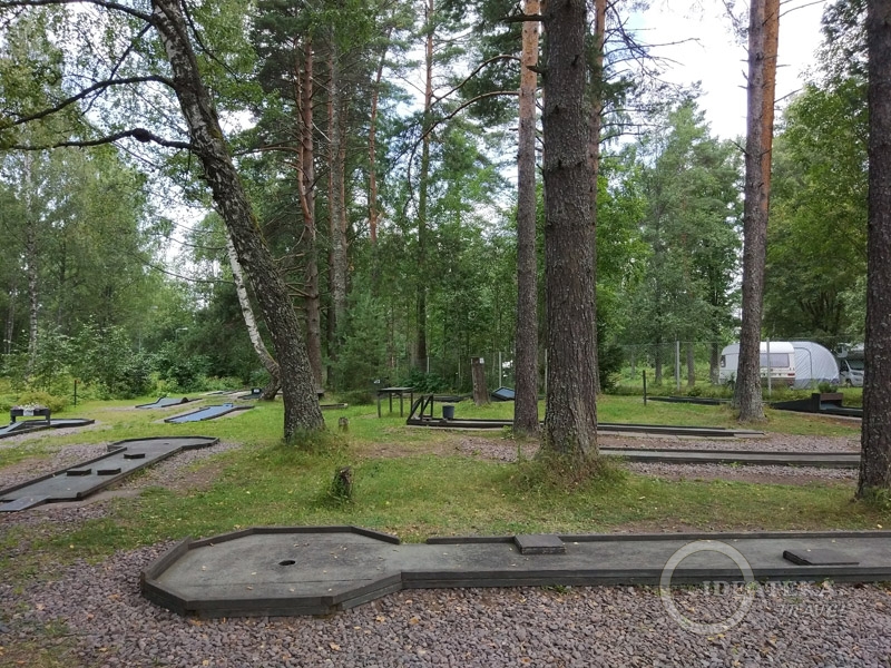 Мини-гольф в кемпинге Huhtiniemi