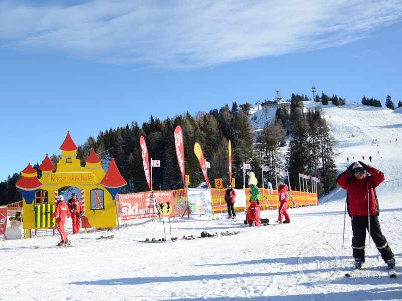 Детская горнолыжная школа в Гаштайне, Австрия