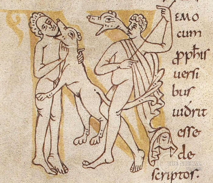Иллюстрация в библии XI века из монастыря Сан-Пере-де-Родес